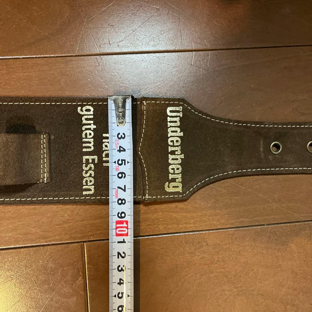 Underberg ガンベルト　ブラウンレザー　非売品