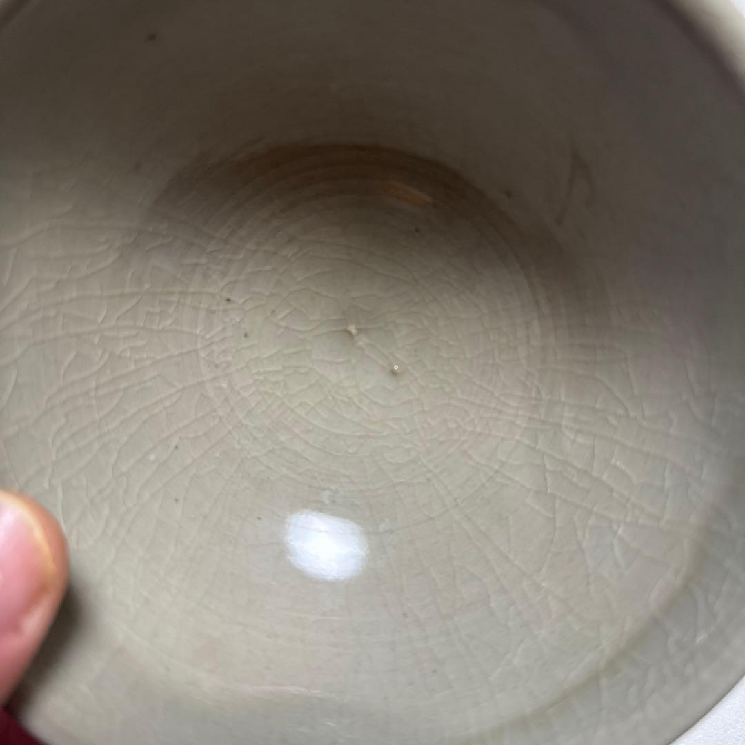 青磁茶碗 中国耀州？朝鮮美術　高麗青磁