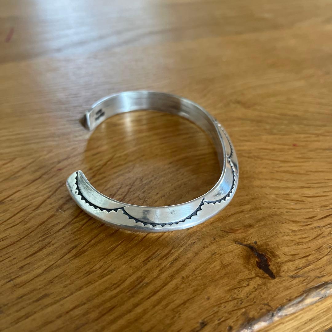 バングル インディアンジュエリー（スターリングタホ) ナバホ族 メンズ