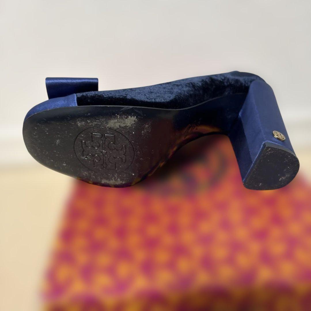 トリーバーチ　TORYBURCH パーティーヒール　ベロア