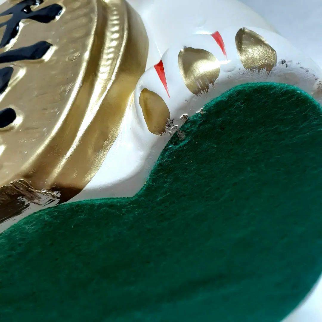 025 開運招猫 10号サイズ 高さ32cm 金運 置物 未使用 美品 元箱付