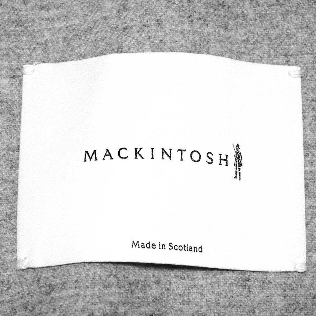 MACKINTOSH DUNKELD ゴム引きステンカラーコート36/18.5万
