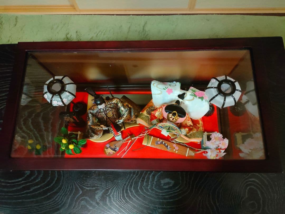 雛人形セット ケース付き　雅　特選　ひな人形　平成レトロ　インテリア