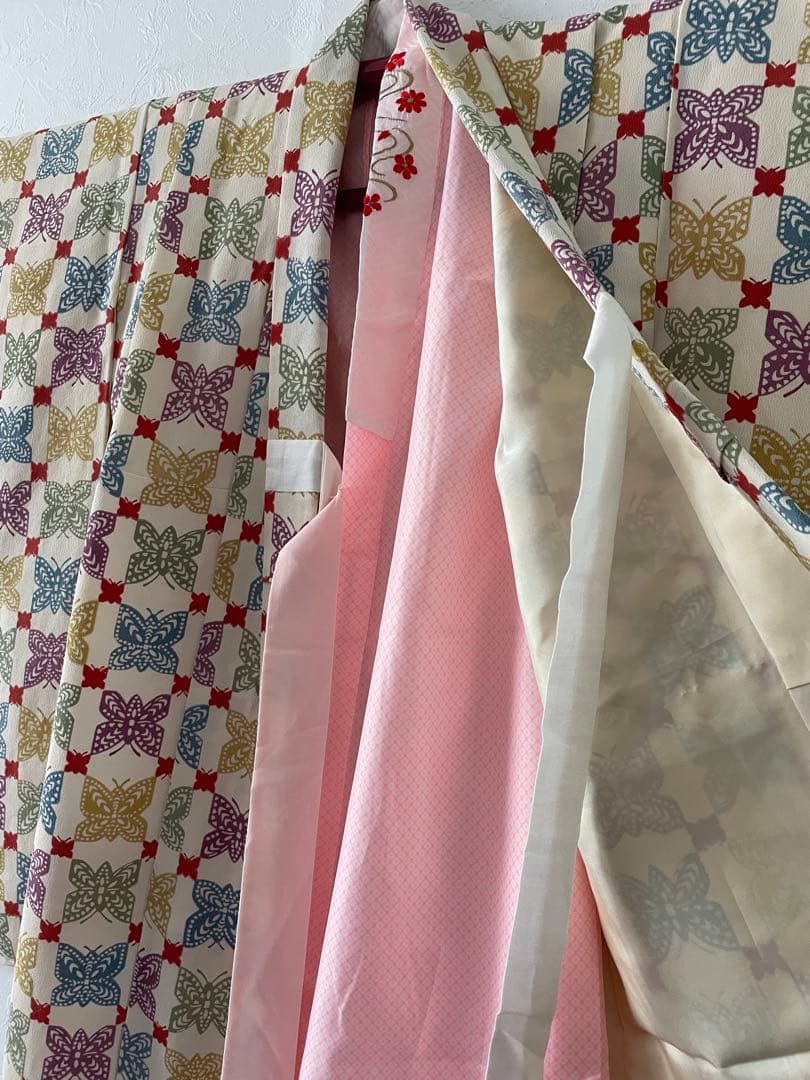 七五三　7歳〜8歳　お着物セット　作り帯コーデ　卒業式の袴コーデにも◎