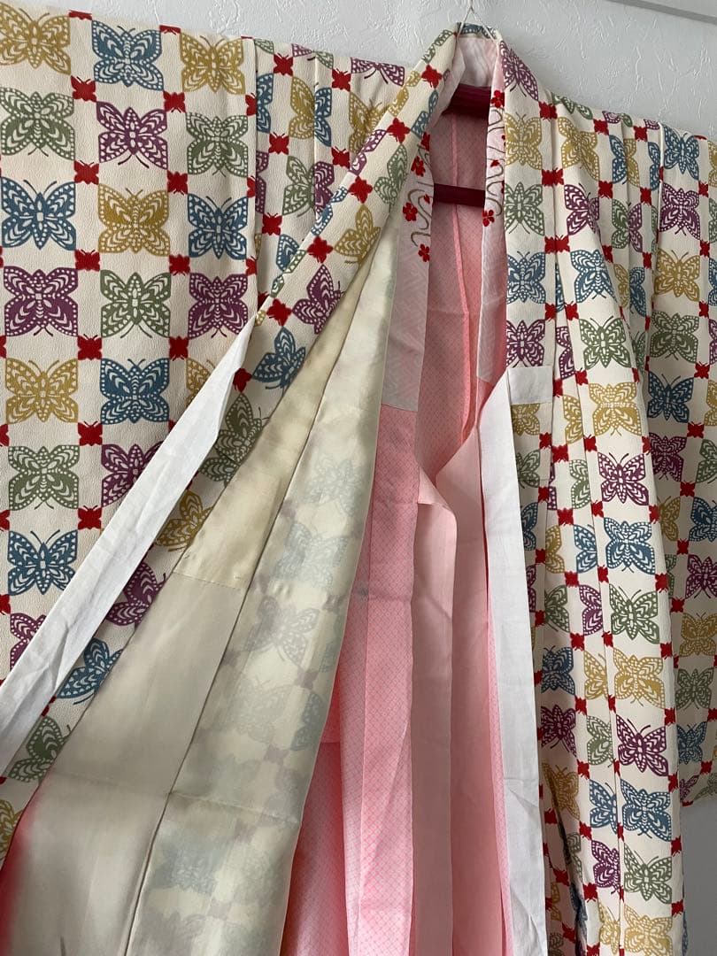 七五三　7歳〜8歳　お着物セット　作り帯コーデ　卒業式の袴コーデにも◎