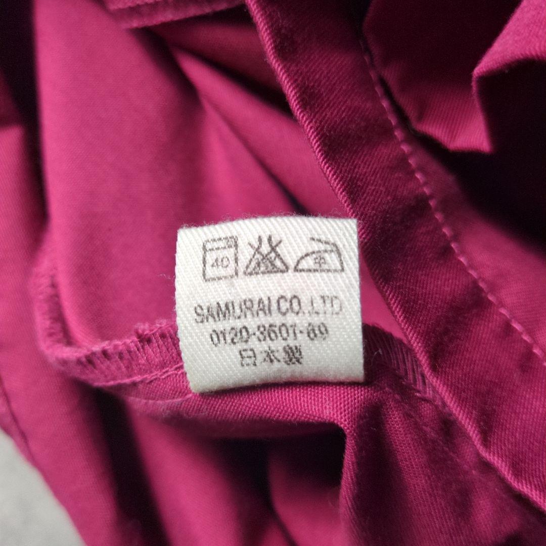 SAMURAI MOTOR CLUB 刺繍 ワークシャツ サムライジーンズ