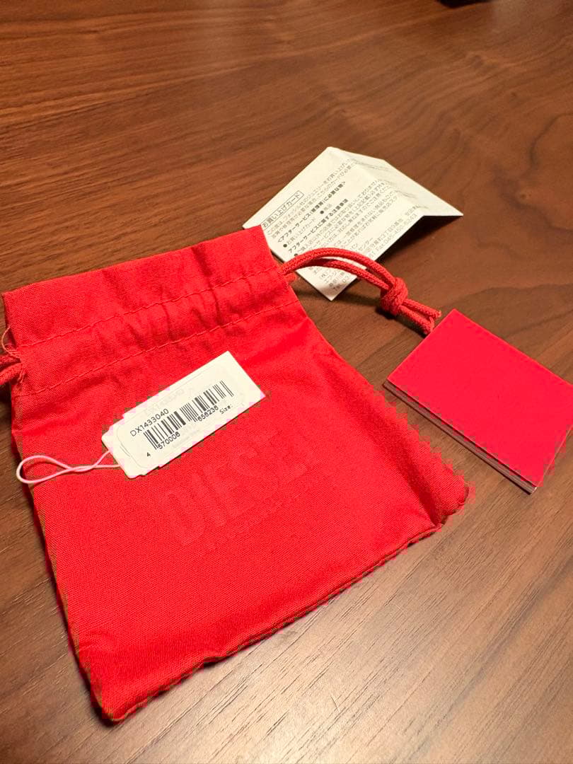 【超美品】DIESEL ロゴプレート 喜平チェーン ネックレス　シルバー