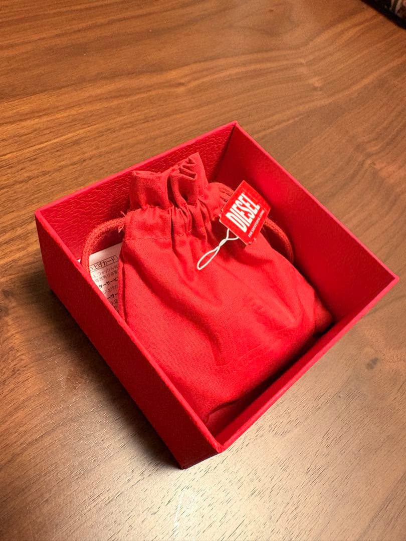 【超美品】DIESEL ロゴプレート 喜平チェーン ネックレス　シルバー