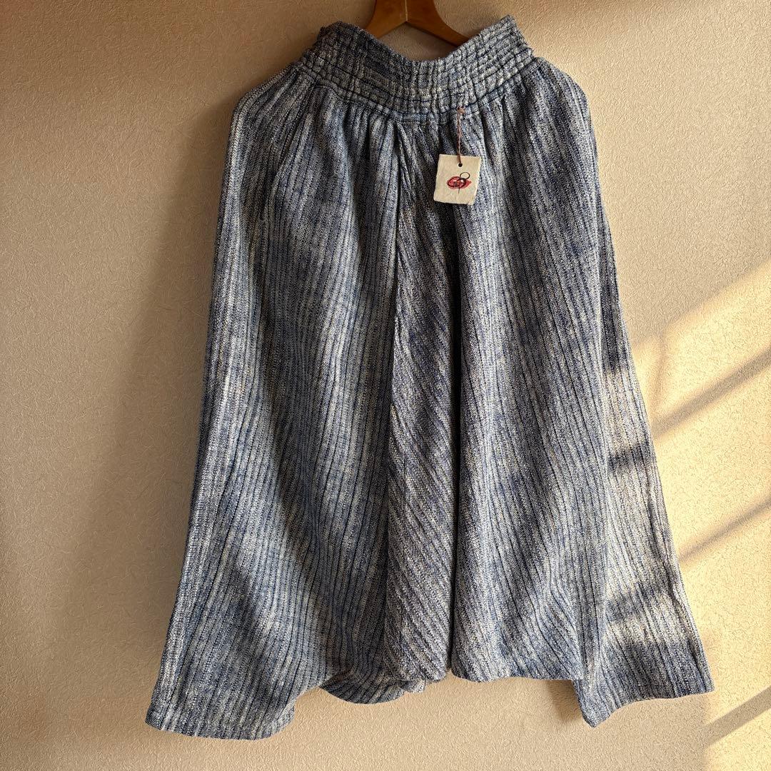 虹猫先生さん専用 うさとの服  藍染め モモンガスカート 美品タグ付