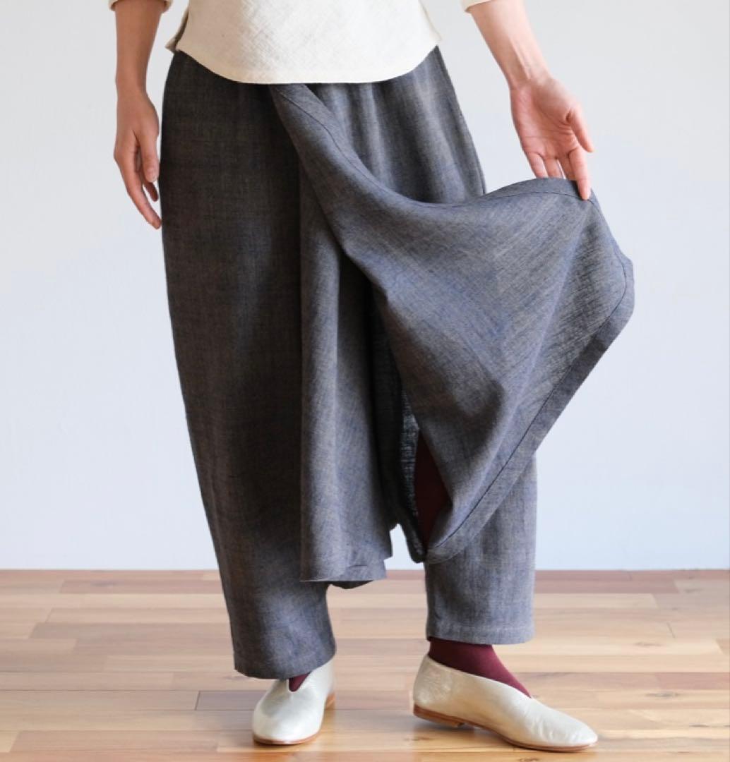 虹猫先生さん専用 うさとの服  藍染め モモンガスカート 美品タグ付