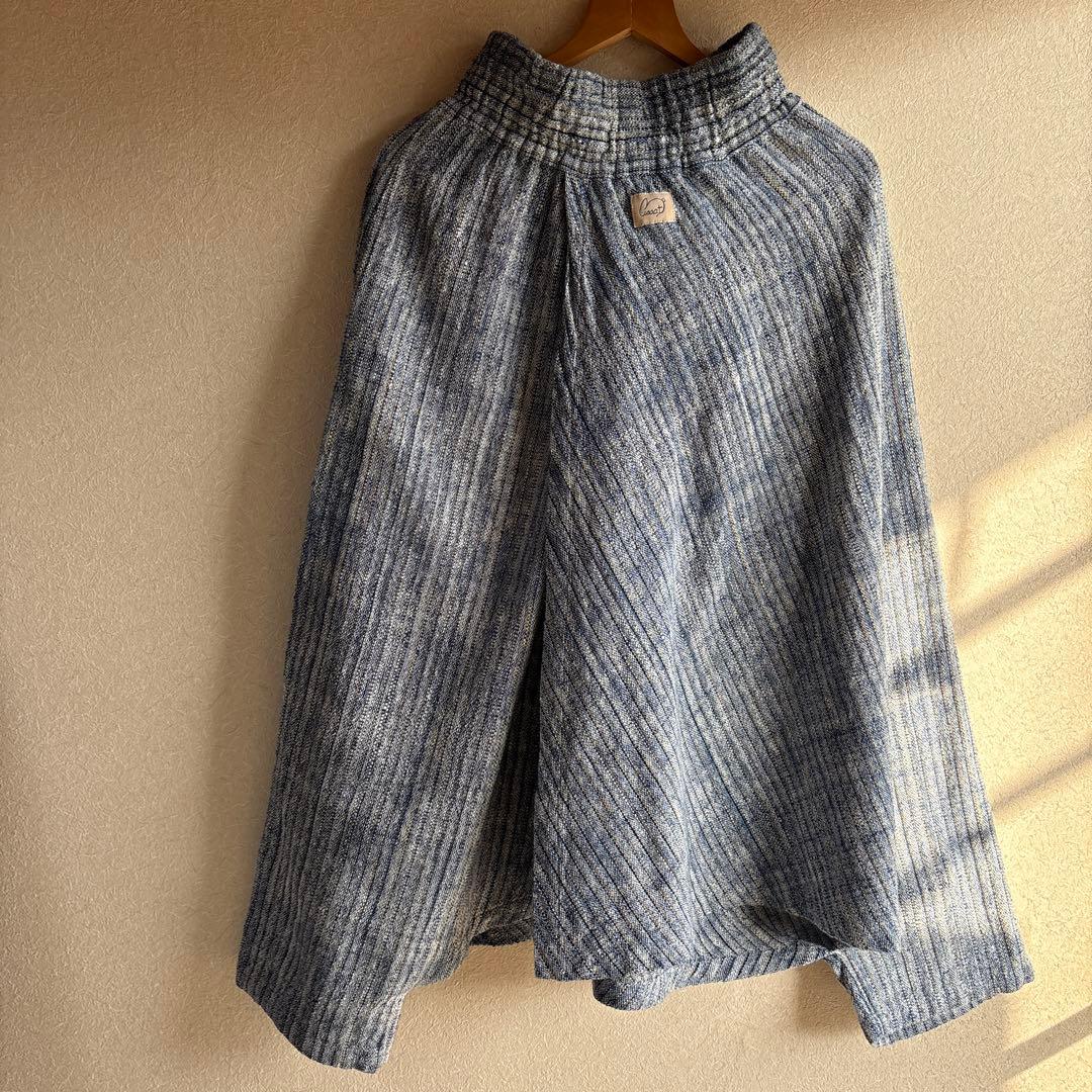 虹猫先生さん専用 うさとの服  藍染め モモンガスカート 美品タグ付