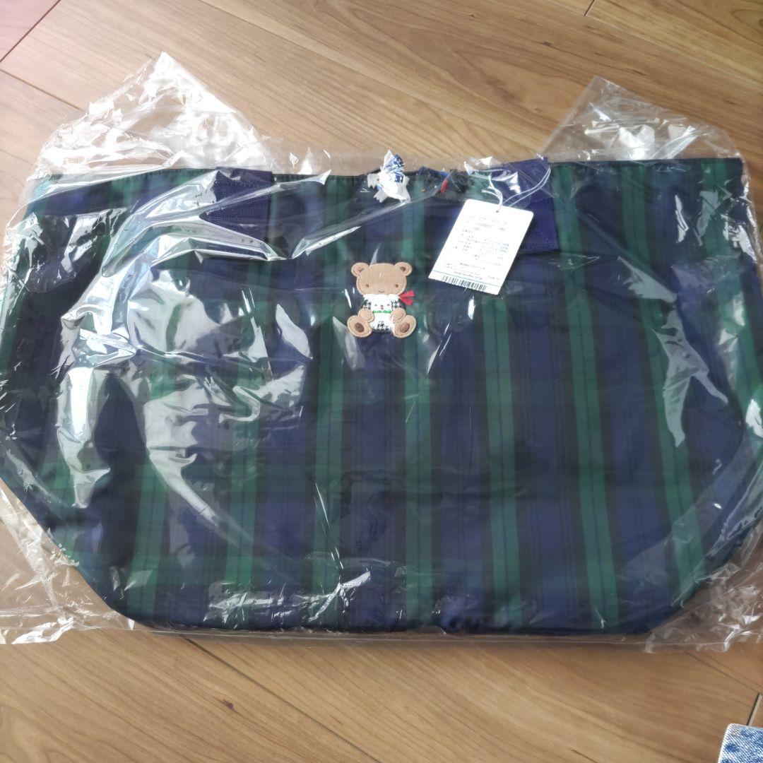 ファミリア　マザーズバッグ　ブラックウォッチ♡日曜日まで値下げ♡