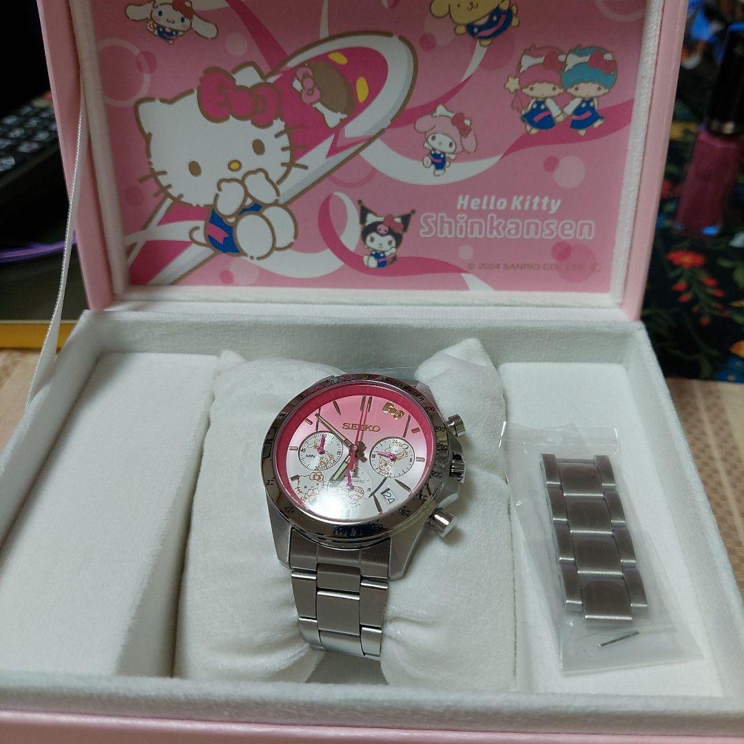 SEIKOハローキティ50周年新幹線ウォッチ500系