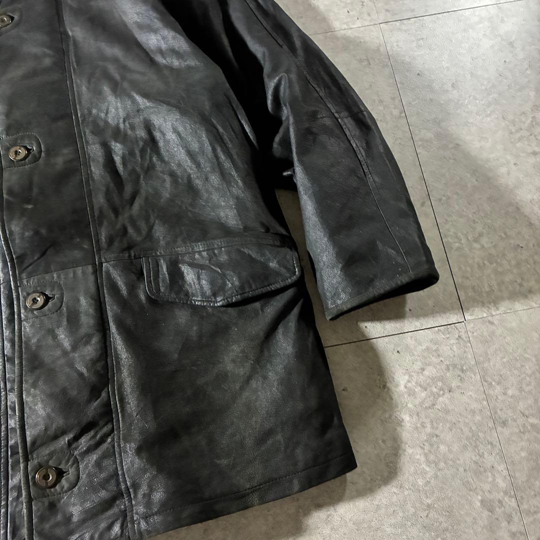rjonjionさま専用　極美品80s90s Burberrysゴートレザー