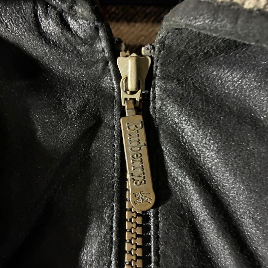 rjonjionさま専用　極美品80s90s Burberrysゴートレザー