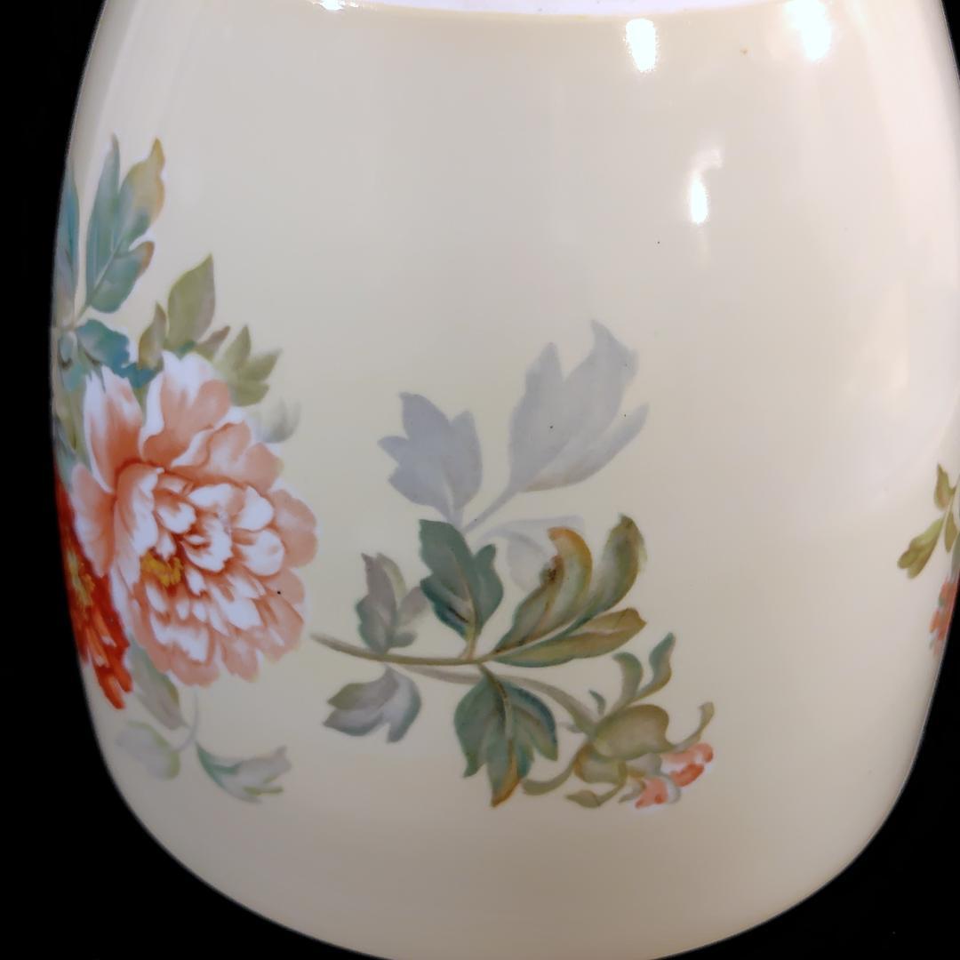 昭和８年　オールドノリタケ　 牡丹柄 　日陶印　火鉢