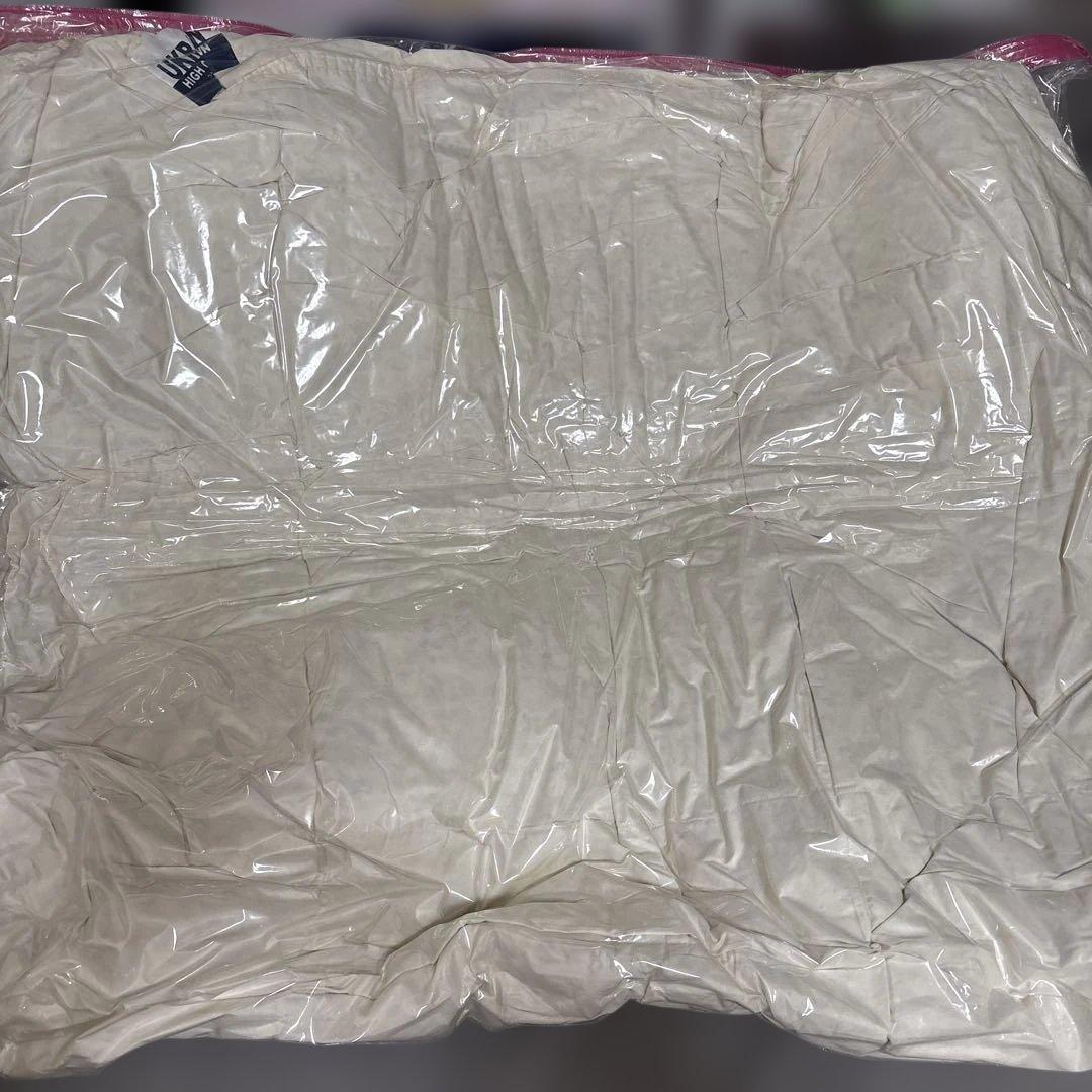 UKRAN 羽毛掛け布団 190x210cm アイボリー　ダブルサイズ