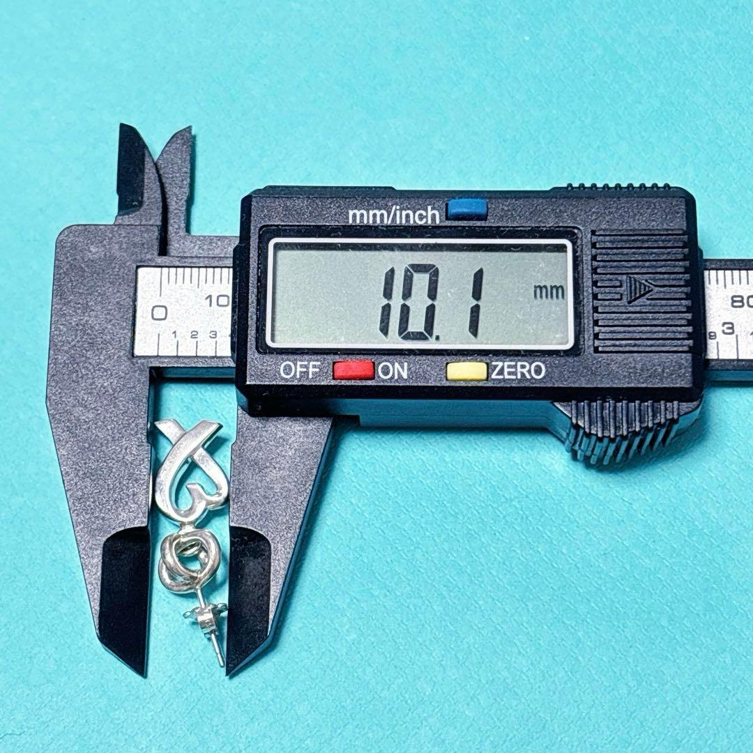【美品】ティファニーTiffany ラビングハート ドロップ ピアス SV925
