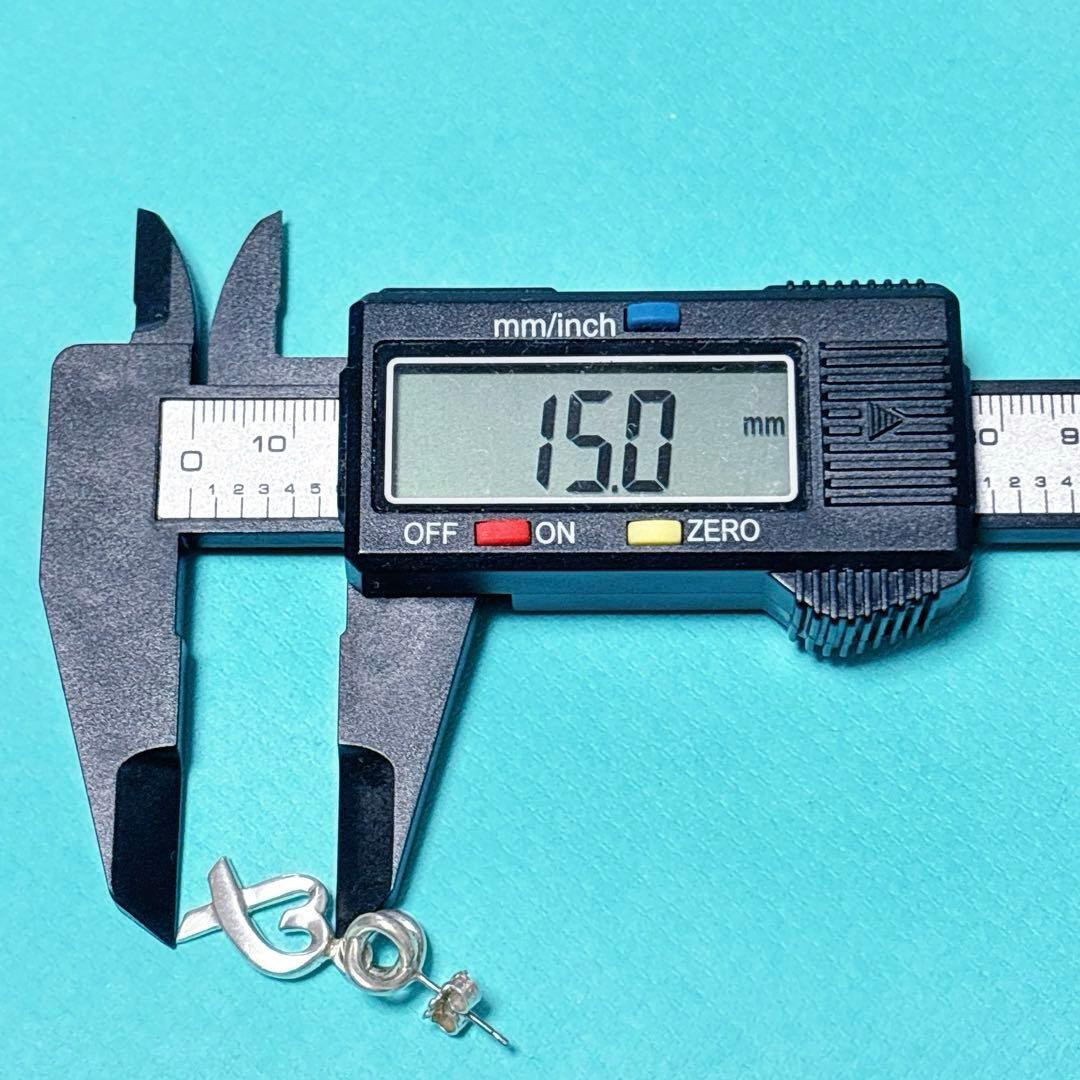【美品】ティファニーTiffany ラビングハート ドロップ ピアス SV925