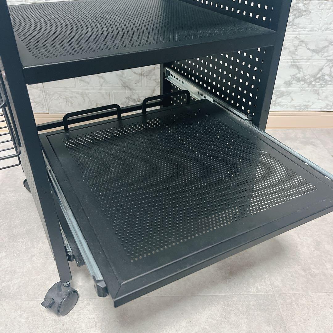 Bauhutte(バウヒュッテ) ゲーム機収納ラック スライダー式