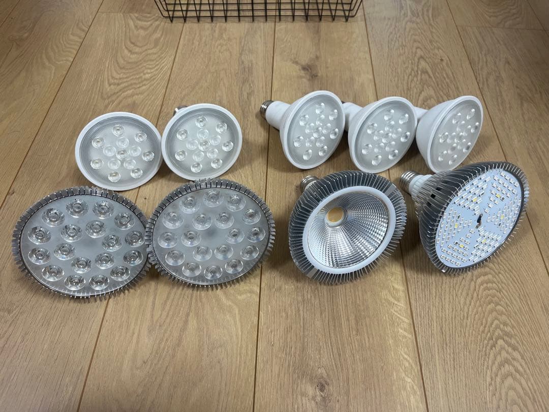 植物育成LEDライト 9個セット　BARREL IKEA