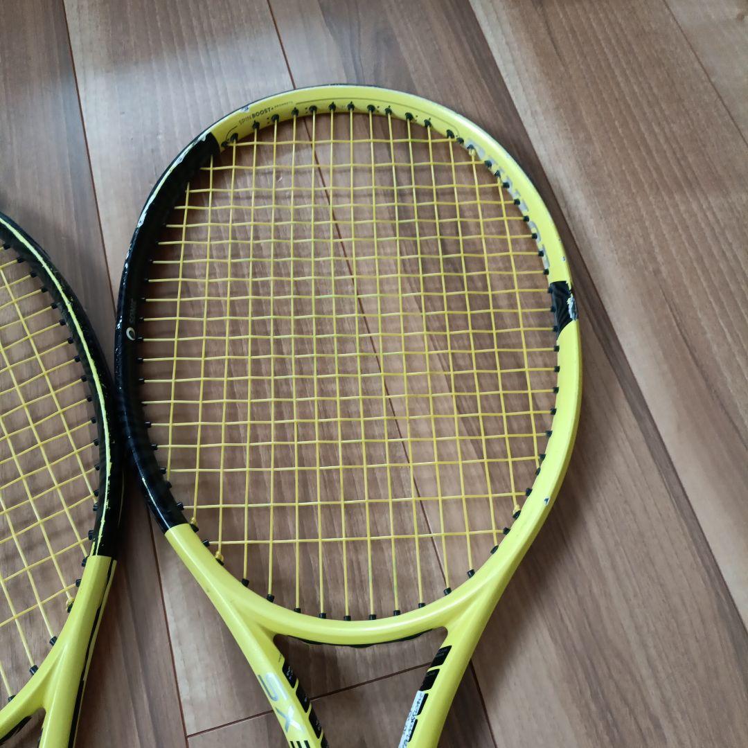 ダンロップ　SX300LS テニスラケット イエロー 2本セット