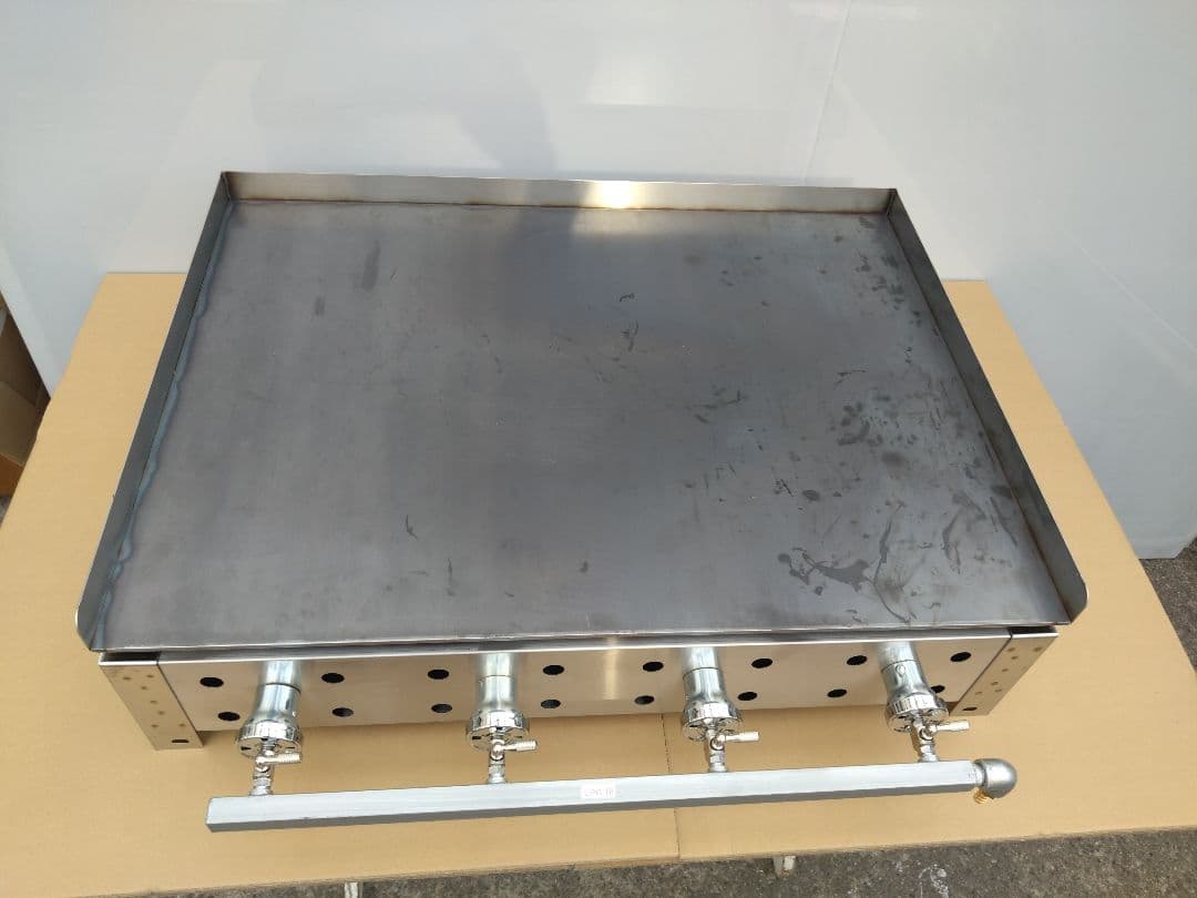 持手付 新品 ６ミリ鉄板 プロパン ガス グリドル 鉄板焼き器 お好み焼きそば