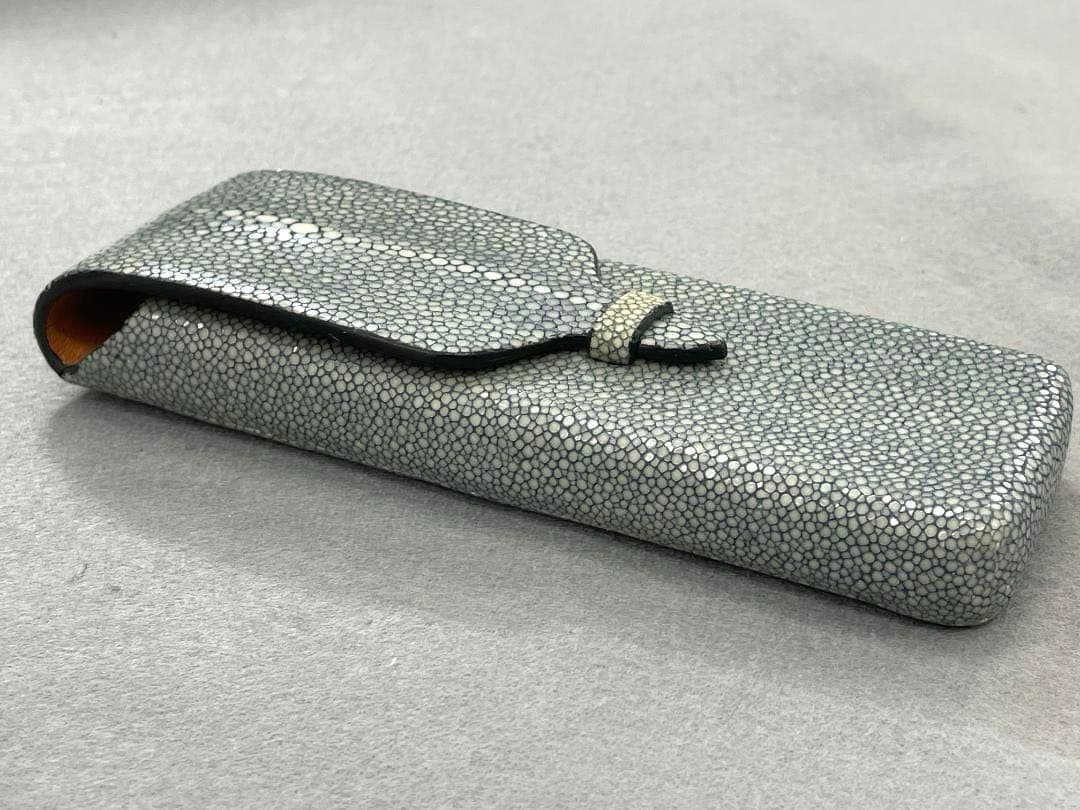 【希少素材•未使用】GANZO ガンゾ スティングレイ ガルーシャ　ペンケース