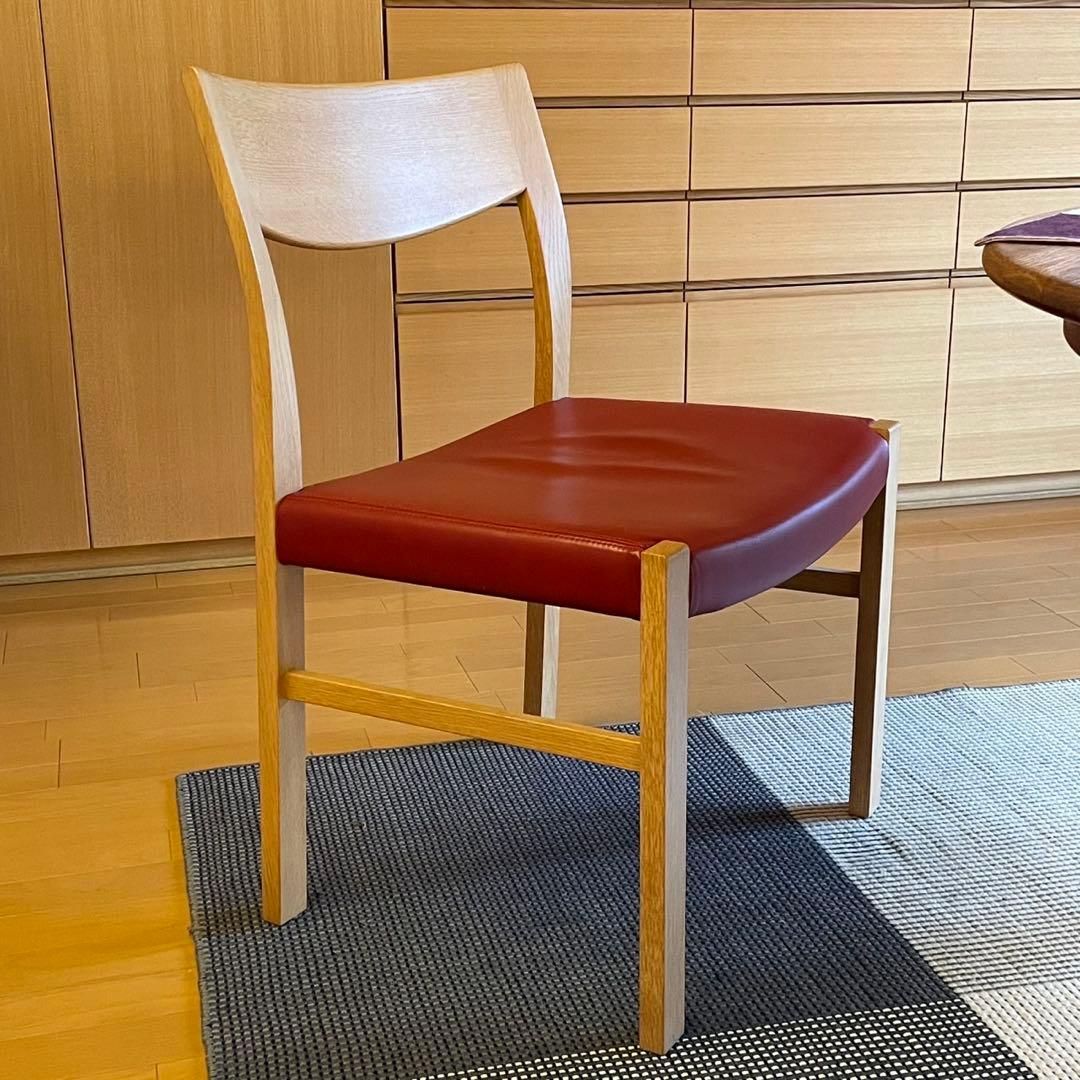 ①カンディハウス ダイニングチェア レジェーロ　レザー