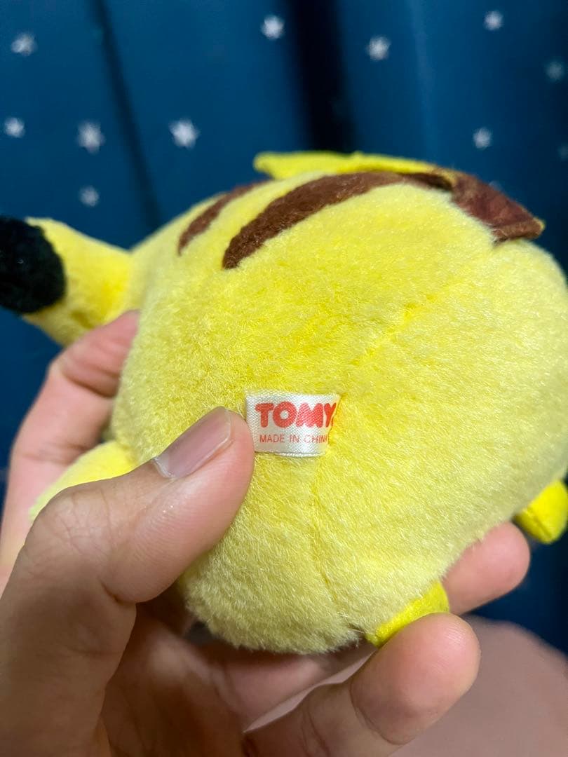 激レア TOMY 初期ピカチュウ ピース ぬいぐるみ レトロ