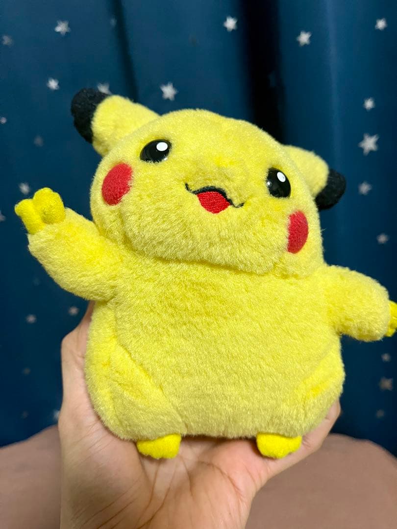 激レア TOMY 初期ピカチュウ ピース ぬいぐるみ レトロ