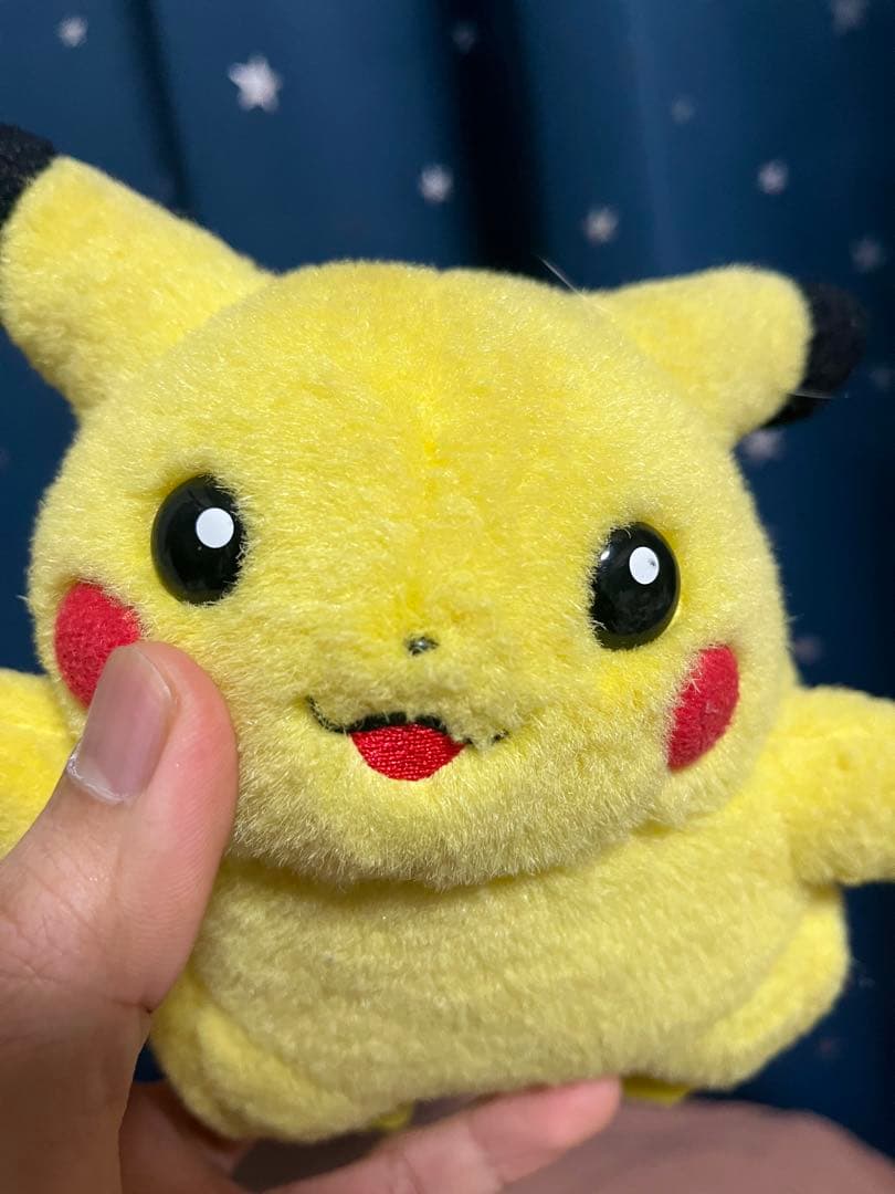 激レア TOMY 初期ピカチュウ ピース ぬいぐるみ レトロ