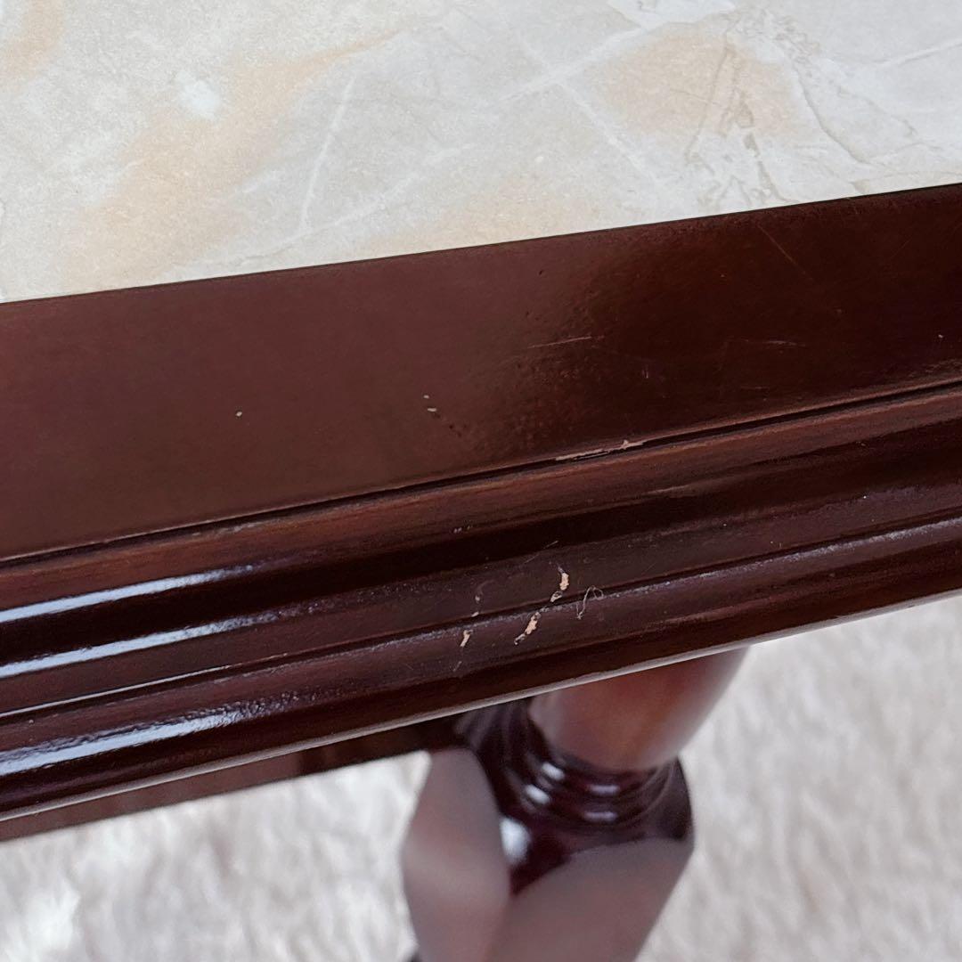 美品】オールド カリモク 大理石 柄コーヒーテーブル