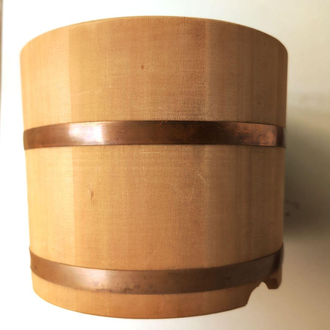 深川・川又　江戸おひつ　八寸約7合　5から6人用　木製 　白ごはんがよりおいしい