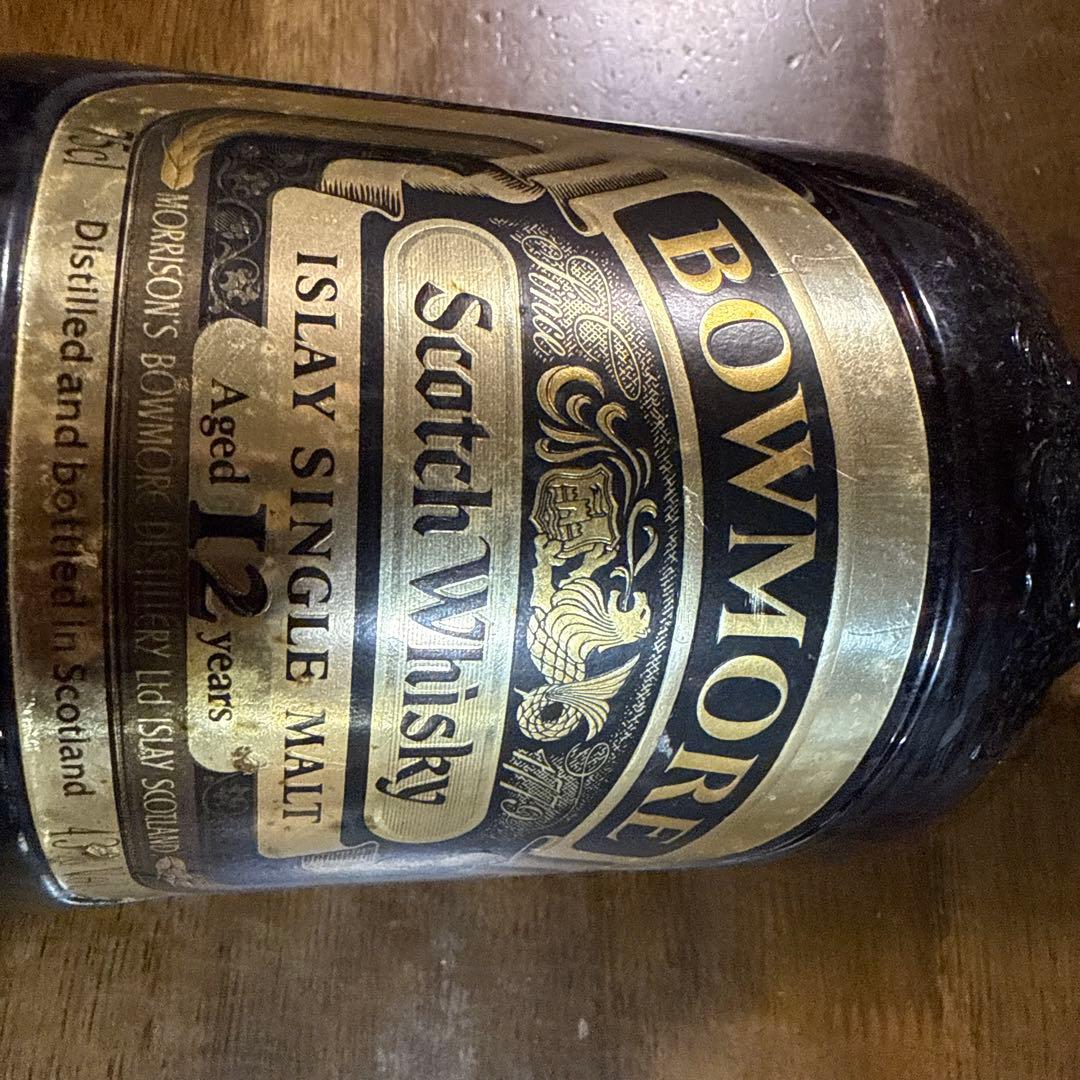 てぃ。　Bowmore 12年 アイラシングルモルトウイスキー　箱無し