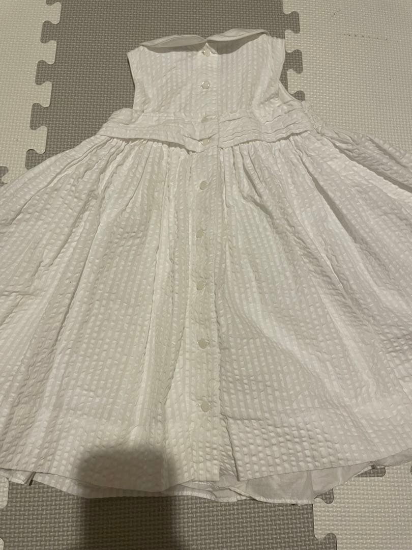 美品　ラルフローレン　ワンピース　ハンドスモックド　ドレス