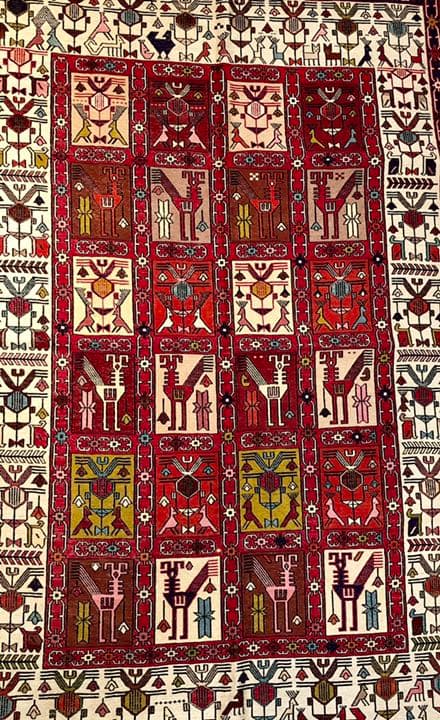 ペルシャ キリム シルク100% ①