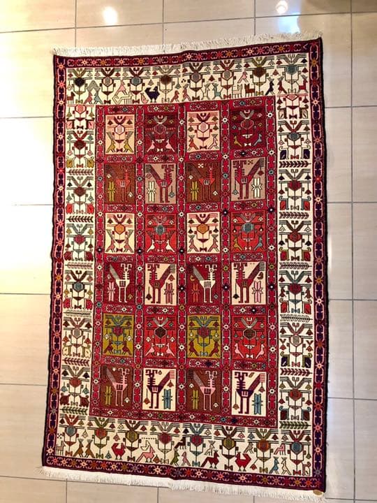 ペルシャ キリム シルク100% ①