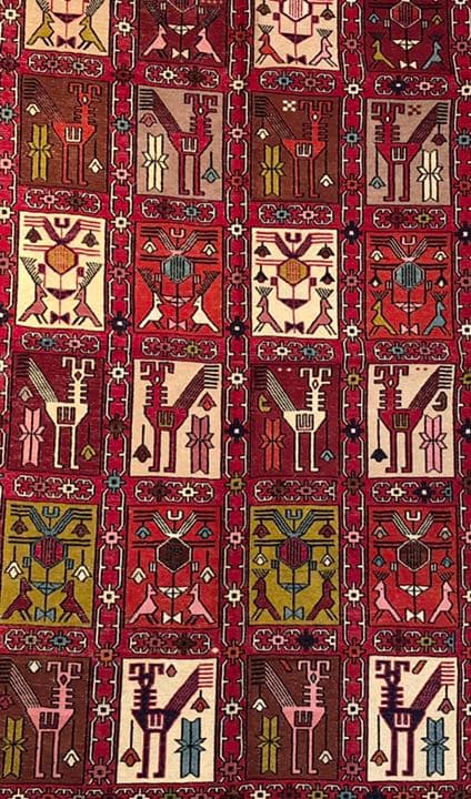 ペルシャ キリム シルク100% ①