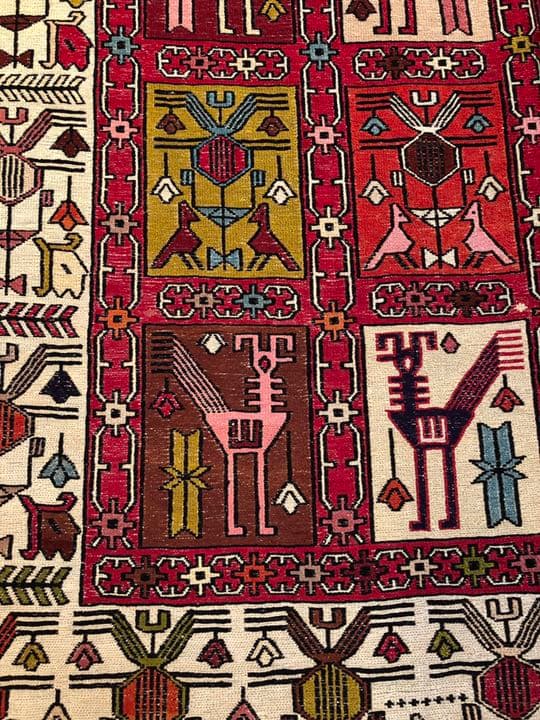 ペルシャ キリム シルク100% ①