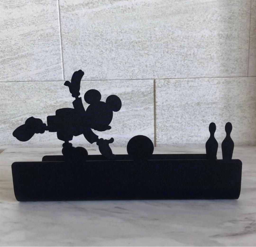 ミッキーシルエット　ペンホルダー　ペン置き　ペントレー　デスクトップホルダー