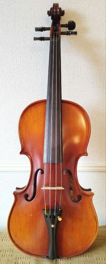 【極美品】美しい虎杢 バイオリン4/4 工房製 ケース付
