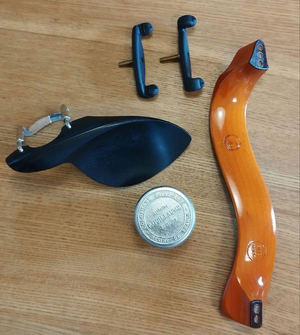 【極美品】美しい虎杢 バイオリン4/4 工房製 ケース付