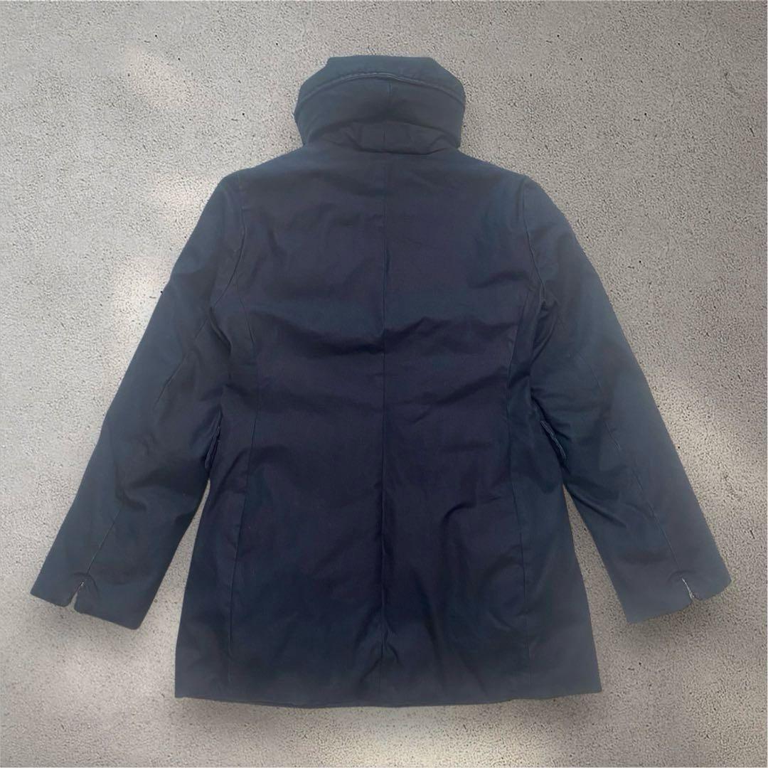 希少✨45R インディゴ染　ダウンジャケット　モッズコート　ネイビー　紺