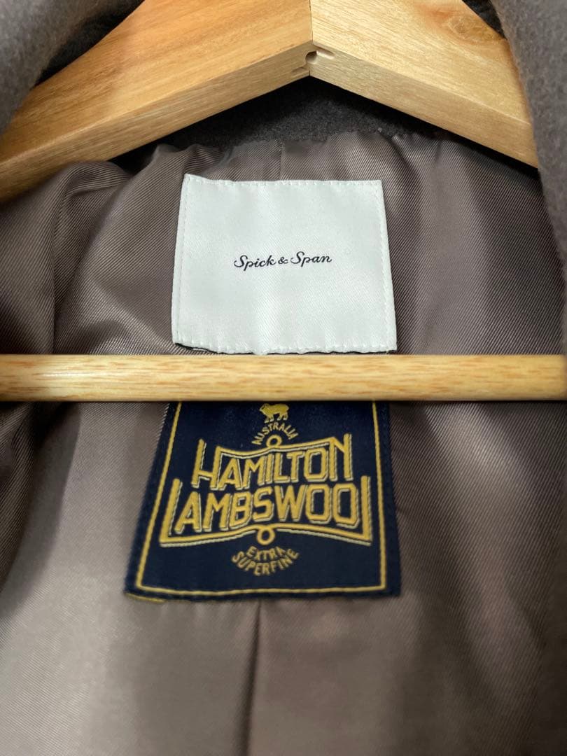 Spick&Span Hamilton テーラードカラーショートコート