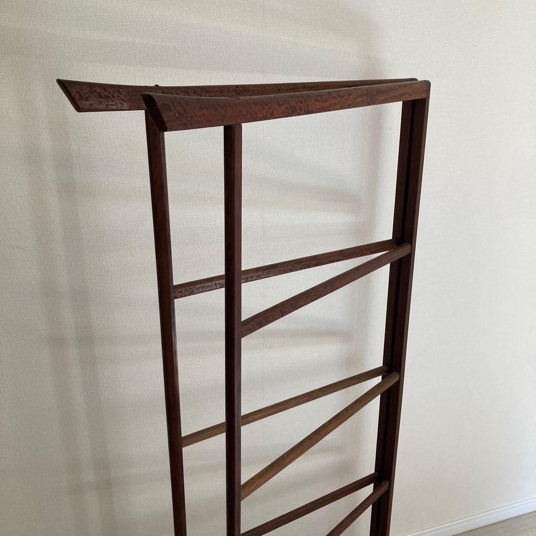 ⭐️最終値下げ　衣紋掛け 着物掛け　木製 衣桁　洋服掛け　折り畳み式　昭和レトロ