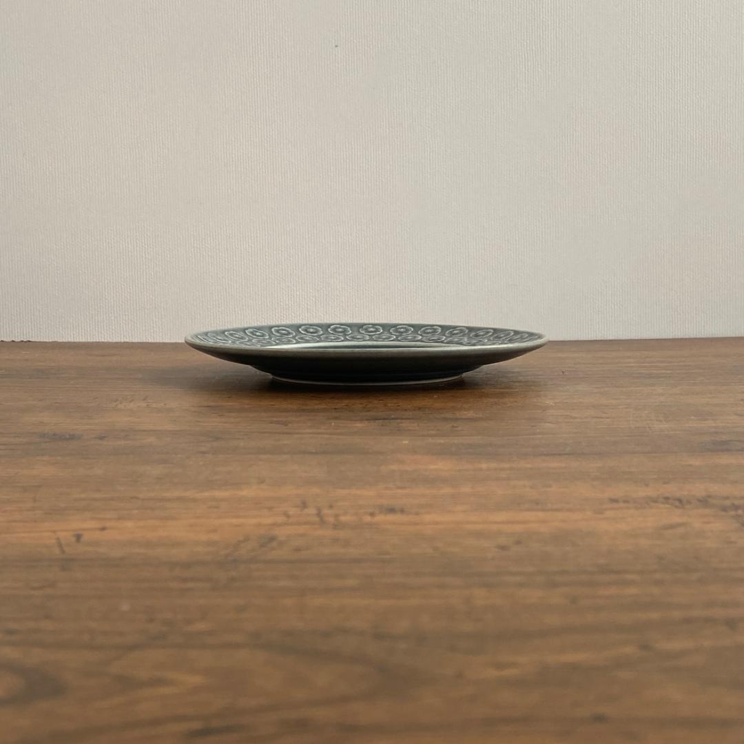 希少 クイストゴー AZUR アズール デザート サラダ 丸型 プレート 1客B