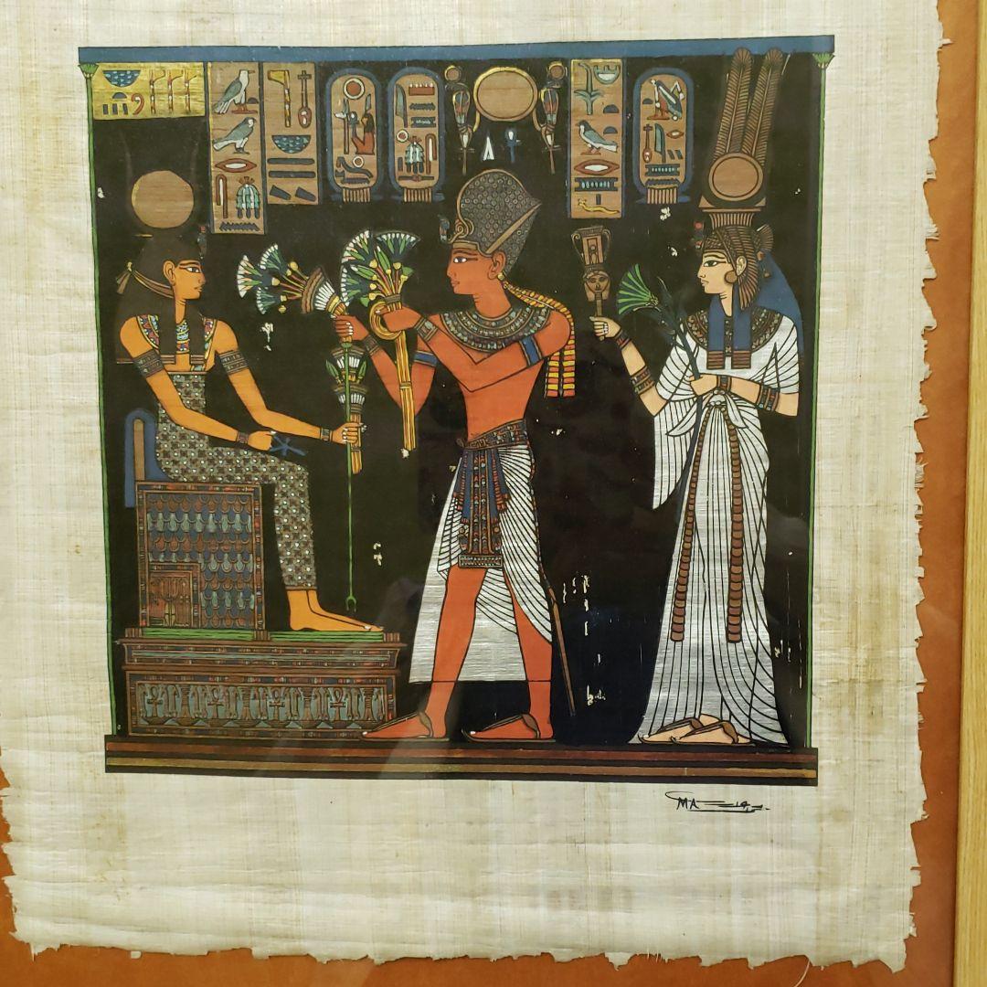 パピルス画　クレオパトラ