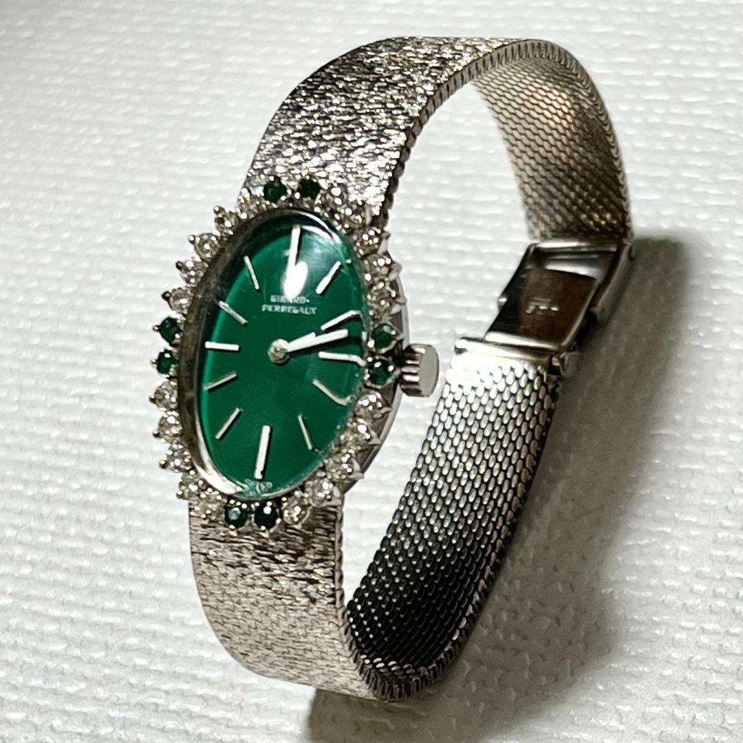 ジラール・ペルゴ アンティーク レディース フォーマル ウォッチ 稼動品used