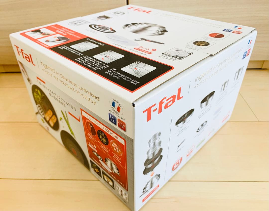 新品 ティファール インジニオ・ネオ IHステンレス・アンリミテッド セット9